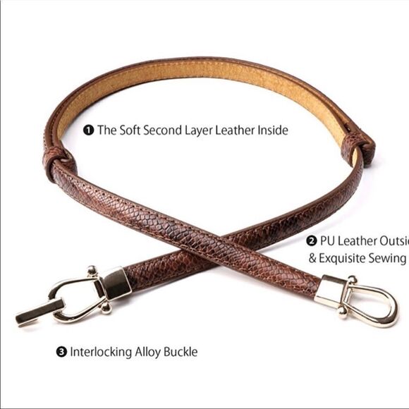 COPY - ✨NEW Skinny Thin Waist Leather Belts - Picture 4 of 7